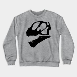 Camarasaurus skull - black Crewneck Sweatshirt